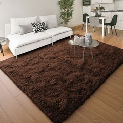 Modern Fluffy Area Rugs Non Slip Shaggy Floor Mat Carpet for Bedroom Living Room