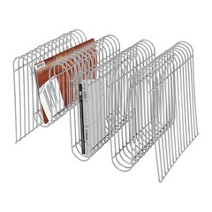 Modern Silver Side Table, Iron Silver Side Table, M-shaped Side Table Decoration
