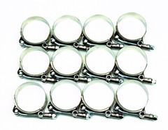 T-Bolt Hose Clamps Stainless Steel Intake Silicon 1.5″ 1.75″ 2″ 2.25″ 2.5″ 2.75″