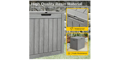Deck Storage Box Padlock Patio Cushions Outdoor Toys Gardening Sports Equipment