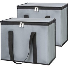 X-Large Insulated Grocery Bag – 30L Reusable Tote for Food Delivery & Shopping