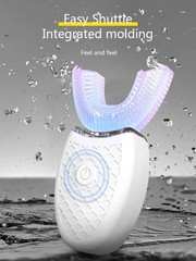 360° Sonic Electric U-Type Toothbrush | Automatic Waterproof Silicon Oral Care