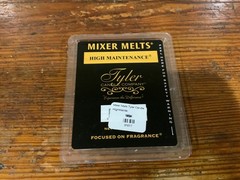 HIGH MAINTENANCE FRAGRANCE SCENTED WAX MIXER MELTS TYLER CANDLE COMPANY ~1 pkg