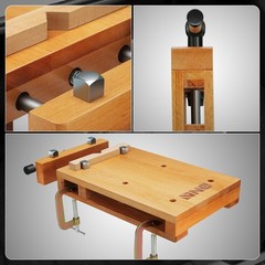 18.5″L x 11.1″W x 2.75″H Multifunctional Woodworking Woodworker Bench Vise Tool