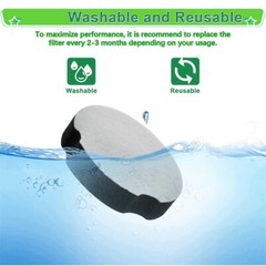 For Bissell Power Force Compact Lightweight Upright Vacuum Filter 1604896