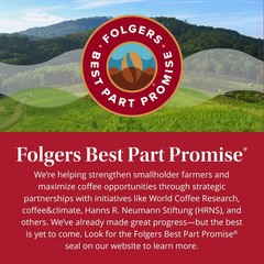 Folgers Classic Roast Ground Coffee, Medium Roast, 40.3 oz Canister