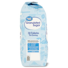 Great Value Granulated Sugar 10 lb Pure White Baking Bulk Supply Free Shipping