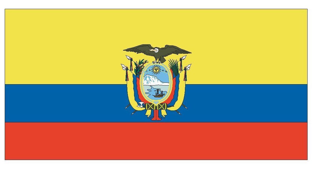 Ecuador international Flag Sticker Decal F147
