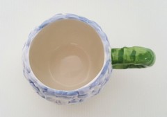 Williams Sonoma Figural Hydrangea Mug 15 OZ NEW Blue Flower Spring Easter