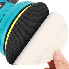 6″ Inch 60-800 Grit 100-PACK DA Sanding Disc PSA Sandpaper