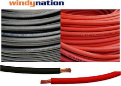 4/0 AWG WELDING CABLE WIRE RED BLACK GAUGE COPPER WIRE BATTERY CAR SOLAR LEADS