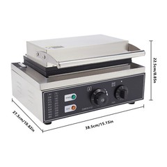 1.5kw Electric Waffle Baker Taiyaki Maker Machine Non-stick Commercial/Household