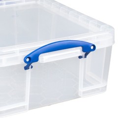 Really Useful Box 17L Storage Container with Lid and Clip Lock Handles, (2 Pack)