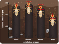 6 Advance Trelona Termite Control Bait Cartridges TBC