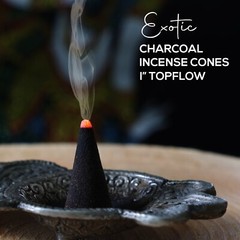 50 Charcoal Incense Cones 1″ TOPFLOW Bulk Handmade For Burner Holder Mix Variety