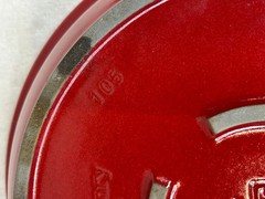Emile Henry Flame Red Large Tagine 12.5″ Wide France Moroccan