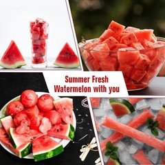 Stainless Steel Watermelon Slicer, 2026 3 IN 1 Watermelon Cutter Knife Server