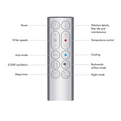 Dyson HP07 Purifier Hot + Cool™ Fan | White/Silver | Refurbished