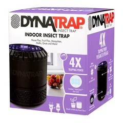 DynaTrap Ultralight Indoor Flying Insect Trap 2420 yd 8 W – Black