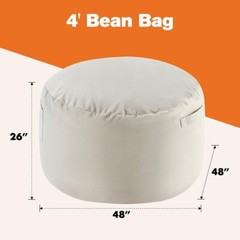 Bean Bag Chair Adults Foam Filled Gaming Sofa Beanbag with Soft Removable Cover