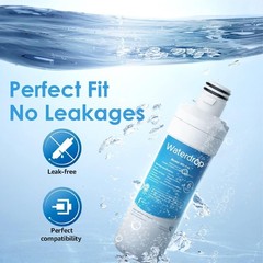 Waterdrop Refrigerator Water Filter, Replacement for LG® LT1000P®, Pack of 4