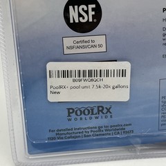 Pool R-X Blue Pool Unit 7.5K-20K Gallons 6 Months 331001 – New