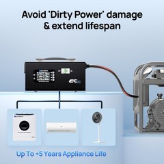 ECO-WORTHY 48V 100A Charger Suitable for 120/240V Generators Fast Charging