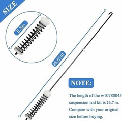 W10780045 W10821956 Suspension Rod Kit for Whirlpool Kenmore Washer 4Pcs New