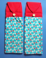 Set of 2 New Handmade Hanging Kitchen Towels, Pioneer Woman, Sweet Rose U Choose