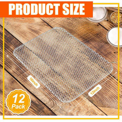 1-Piece Cast Iron Silver Aluminum Disposable Non-Stick Grill Topper Set for BBQ,
