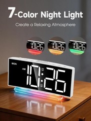 Loud Alarm Clocks for Heavy Sleepers,Adults,Kids,Teens,Large Digital Display,…
