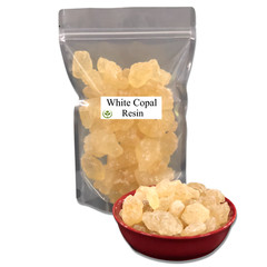 White Copal Resin Incense 100% Pure Natural Gum Dammar Rock Granular