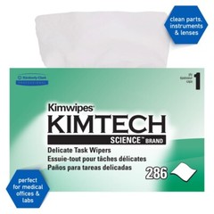 Kimtech Science 34155 Delicate Task Wipes 4.4 in. x 4.8 in. (Box of 280)