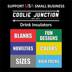 Blank Thick Foam Old School Style Can Coolie: Choose Color and Quantity