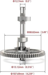 Camshaft 84005207 for Briggs & Stratton 793880 793583 792681 791942 795102 Camsh