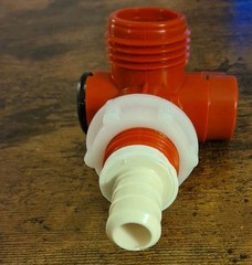 RV Washing Machine Water Supply Valve Red Unbranded Made In USA