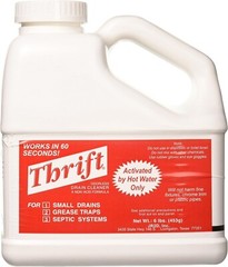 New Thrift FBA_T-600 Alkaline Based 6 lb. Granular Drain Cleaner, White…