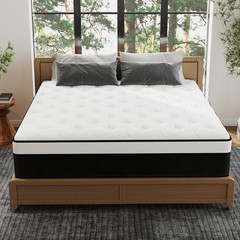 12/14 Inch Mattress Hybrid Memory Foam Bed in A Box, Twin Full Queen King Size
