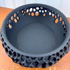 “Virus” Catch-All Bowl, Modern Decorative Bowl, Unique Hole Design