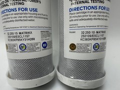 2pk Matrikx 32-250-10-MATRIKX CTO 5-Micron 2.5″ X 10″ Chlorine/Taste/Odor