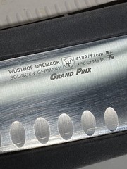 Wüsthof Dreizack Grand Prix 4189 17cm Santoku Knife Solingen Germany