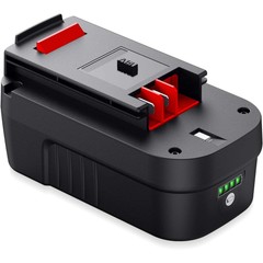 2 Pack 18V 3.0Ah For Black and Decker HPB18 18 Volt Battery HPB18-OPE 244760-00A