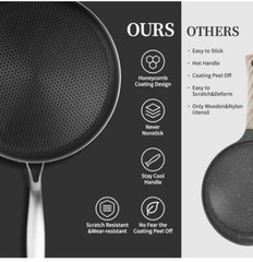 Stainless Steel Crepe Pan 11 Inch Nonstick Crepe Pan Honeycomb New_open Box