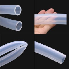 Food Grade Silicone Tube High Temp Tubing Clear Soft Flexible Hose ID 20mm