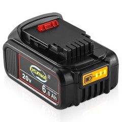 2Pack For DeWalt 20V 20 Volt Max 6.0AH Lithium Battery DCB206 DCB205-2 DCB201-2