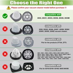 For Bissell Featherweight Stick Vacuum Filter 2033 Series, Replaces 1611508 US