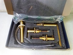 Mr. Faucet 2-Handle Wide Spread Bathroom Sink Faucet w/ Drain Assembly (k0088bg)