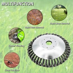 Trimmer Head for Weed Eater Head,Rust Removal, Lawn Mower Cleaning Tool (8 inch)
