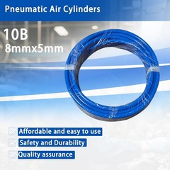 Blue 8mm OD 5mm ID Polyurethane PU Air Hose Pipe Tube 10 Meter 32.8ft
