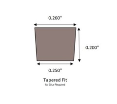 Stone Gray – 1/4″ Fiberon Veranda Stone Gray Plugs for Composite Decking